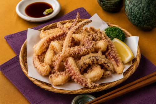 イカゲソ揚げ
