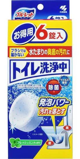 ブルーレットトイレ洗浄中６Ｐ ６錠