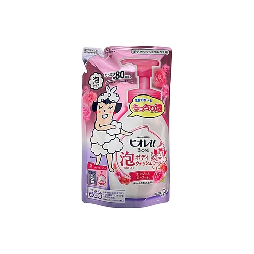 ビオレｕ泡ボディローズカエ ４８０ｍｌ